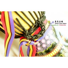 彩色手繪木製非洲鼓 (12吋)